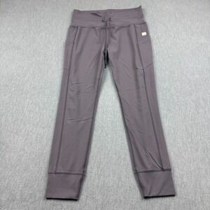 Vuori Leggings Women Large Purple Daily Pocket Cropped Drawstring Athletic VW490